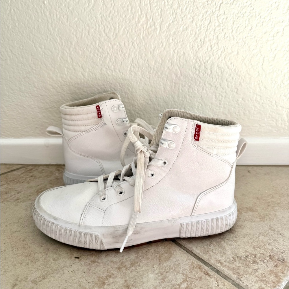 Levi's White High-Top Sneakers